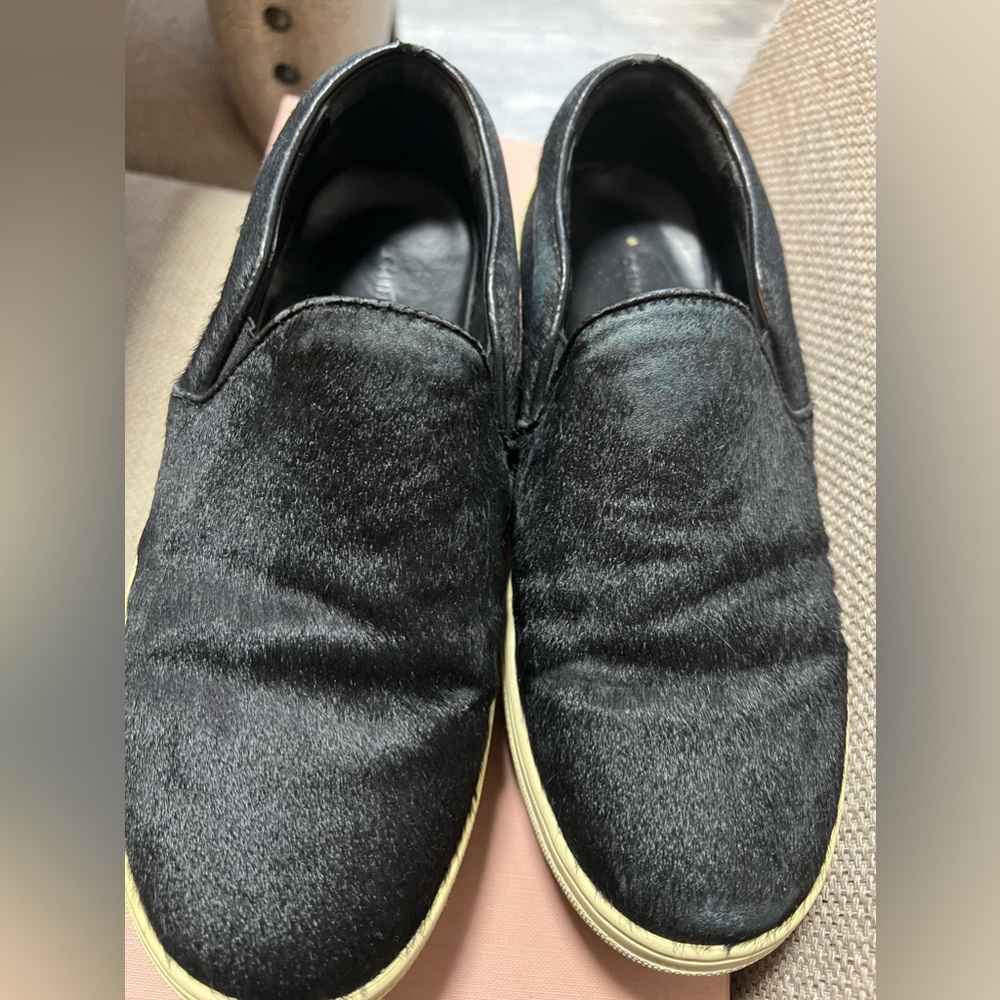 Celine Ponyhair Slip-On Sneakers